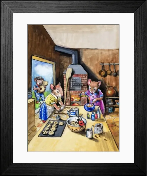 Framed Print : The Town Mouse and the Country Mouse Framed Print : The Town Mouse and the Country Mouse