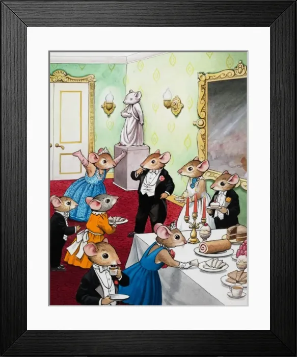 Framed Print : The Town Mouse and the Country Mouse Framed Print : The Town Mouse and the Country Mouse