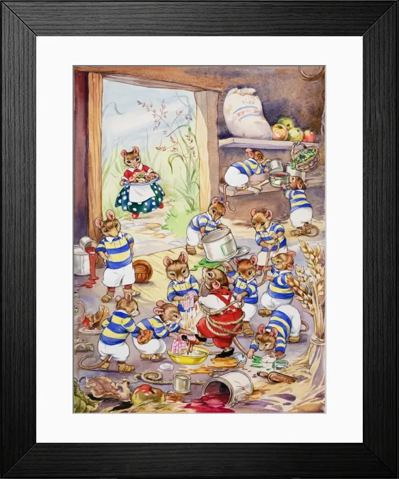 Framed Print : Mice playing Framed Print : Mice playing