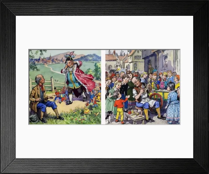 Framed Print : Fairy tale scenes Framed Print : Fairy tale scenes