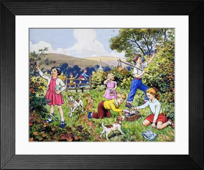 Framed Print : Blackberrying Framed Print : Blackberrying