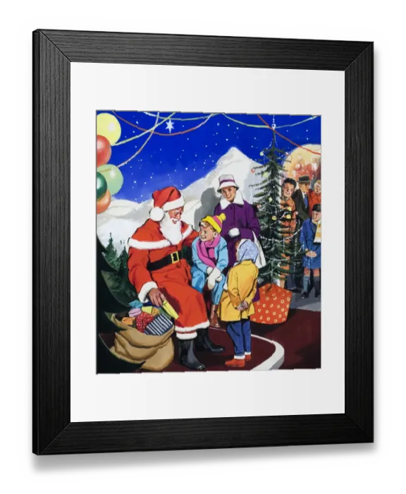 Framed Print : Father Christmas Framed Print : Father Christmas