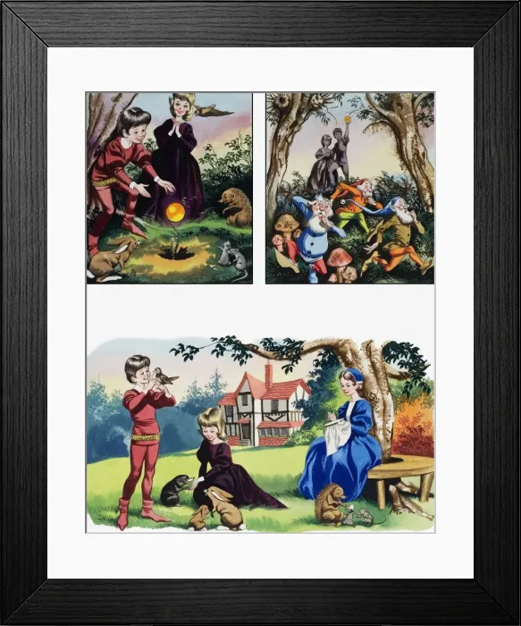 Framed Print : Nursery scenes Framed Print : Nursery scenes