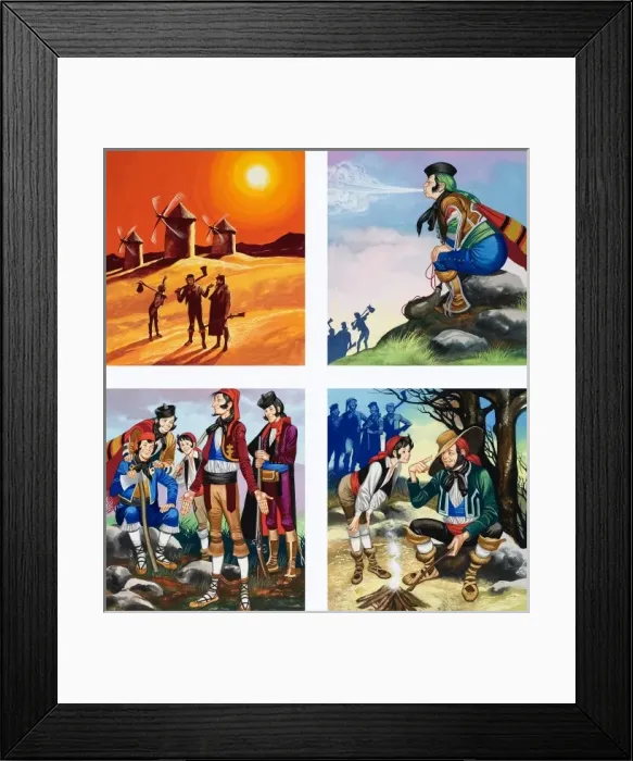Framed Print : Michael and the Mighty Men Framed Print : Michael and the Mighty Men