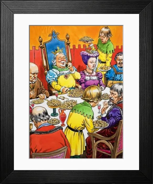 Framed Print : King and Queen at - unusual - dinner Framed Print : King and Queen at - unusual - dinner