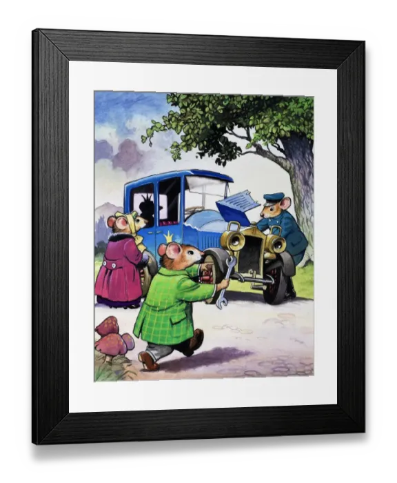 Framed Print : The Town Mouse and the Country Mouse Framed Print : The Town Mouse and the Country Mouse