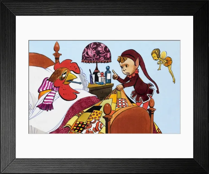 Framed Print : Chicken with flu Framed Print : Chicken with flu