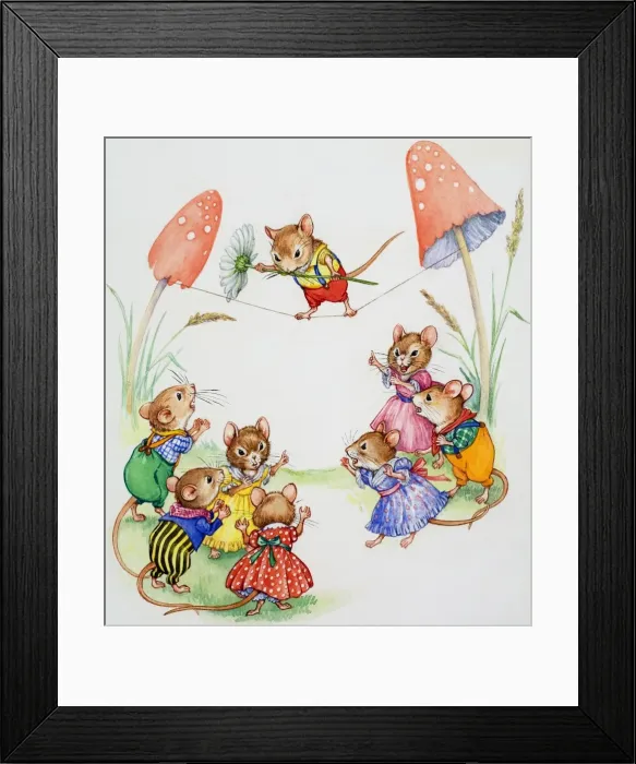 Framed Print : The tight rope walker Framed Print : The tight rope walker
