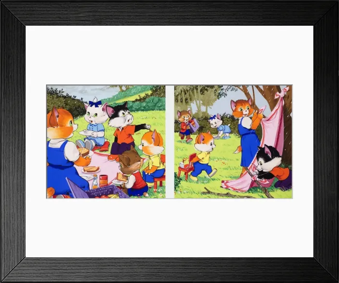 Framed Print : Kitten cats Framed Print : Kitten cats