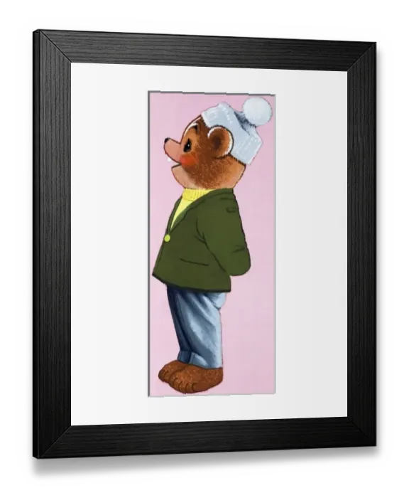 Framed Print : Teddy Bear (with hidden objects) Framed Print : Teddy Bear (with hidden objects)