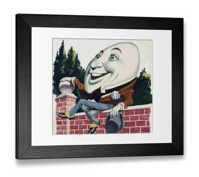 Framed Print : Humpty Dumpty Framed Print : Humpty Dumpty