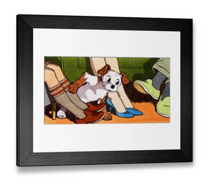 Framed Print : Puppy Framed Print : Puppy