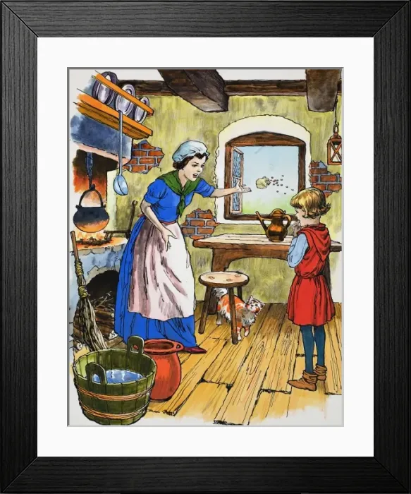 Framed Print : Jack and the Beanstalk Framed Print : Jack and the Beanstalk