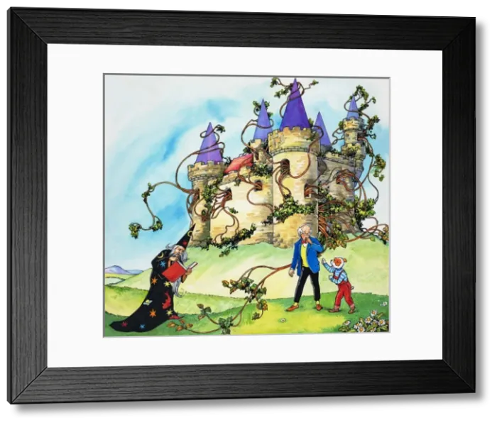 Framed Print : Overgrown castle Framed Print : Overgrown castle