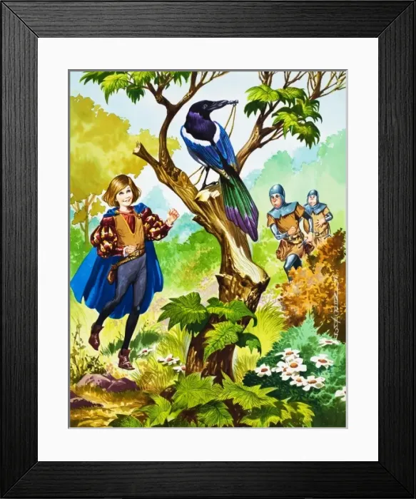 Framed Print : Boy in pursuit of bird Framed Print : Boy in pursuit of bird