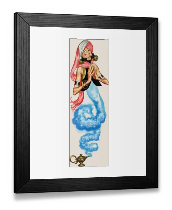 Framed Print : Aladdin and his Wonderful Lamp Framed Print : Aladdin and his Wonderful Lamp