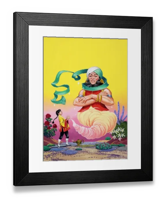 Framed Print : Aladdin and his Wonderful Lamp Framed Print : Aladdin and his Wonderful Lamp