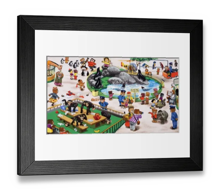 Framed Print : Zoo Framed Print : Zoo
