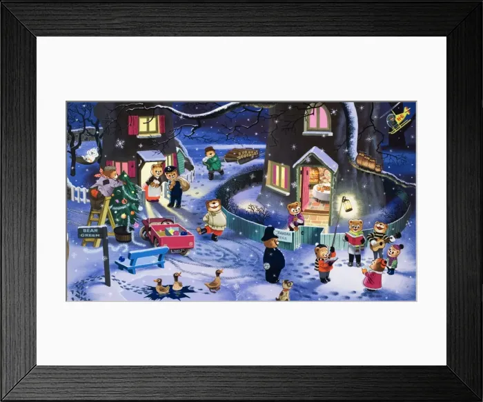 Framed Print : Christmas Scene Framed Print : Christmas Scene