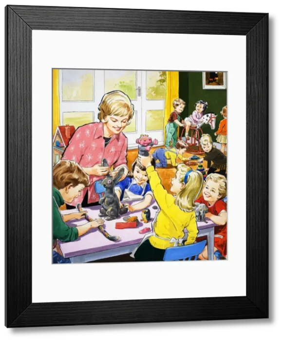 Framed Print : Nursery school Framed Print : Nursery school