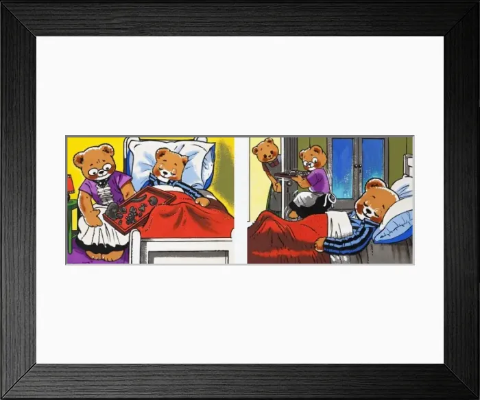 Framed Print : Teddy asleep Framed Print : Teddy asleep
