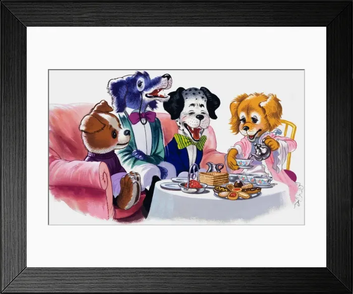 Framed Print : The Jolly Dogs Framed Print : The Jolly Dogs