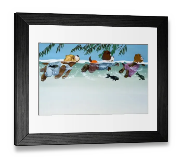 Framed Print : The Jolly Dogs Framed Print : The Jolly Dogs