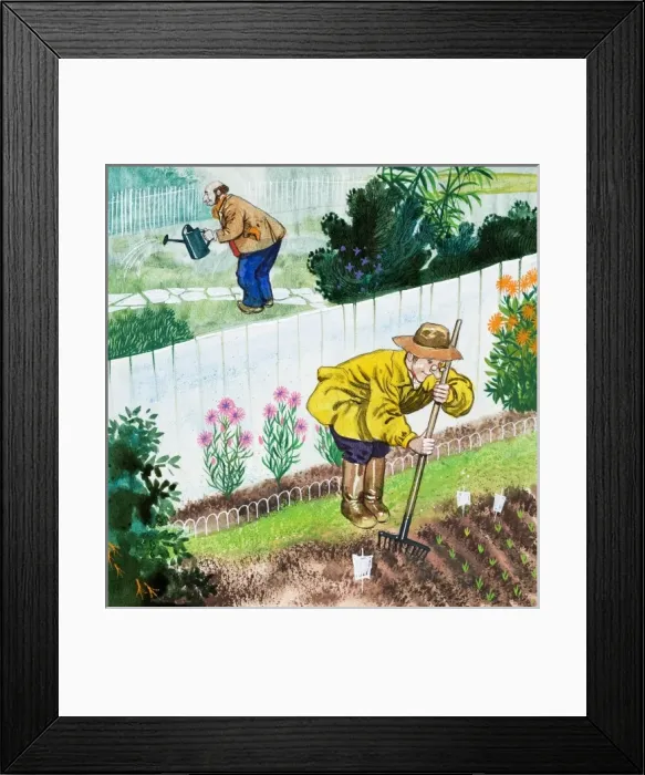 Framed Print : The Royal Gardeners Framed Print : The Royal Gardeners