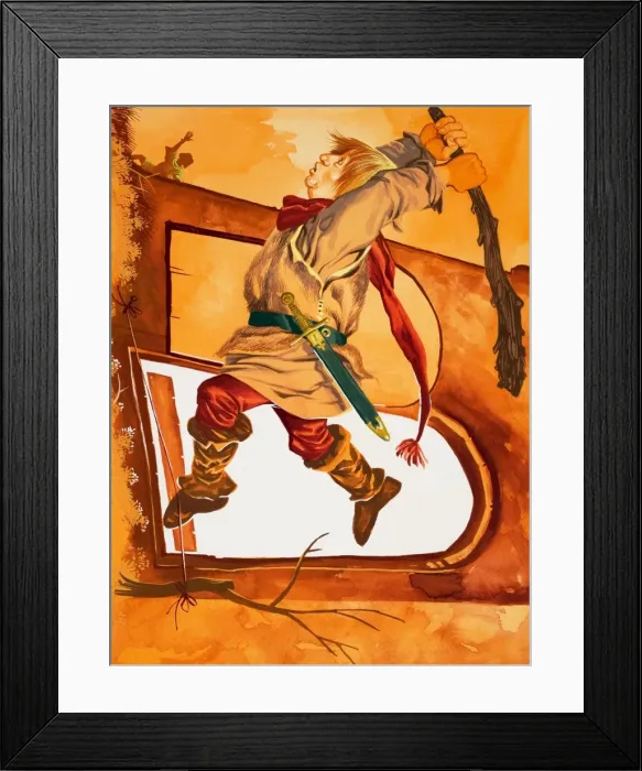 Framed Print : The Brave Little Tailor Framed Print : The Brave Little Tailor
