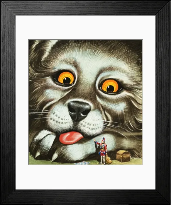 Framed Print : The Tinder Box