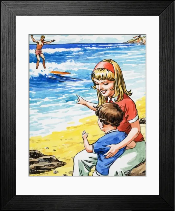Framed Print : Surfing Framed Print : Surfing