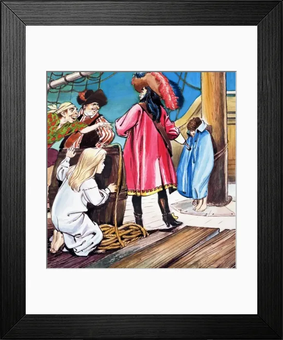 Framed Print : Peter Pan and Wendy Framed Print : Peter Pan and Wendy