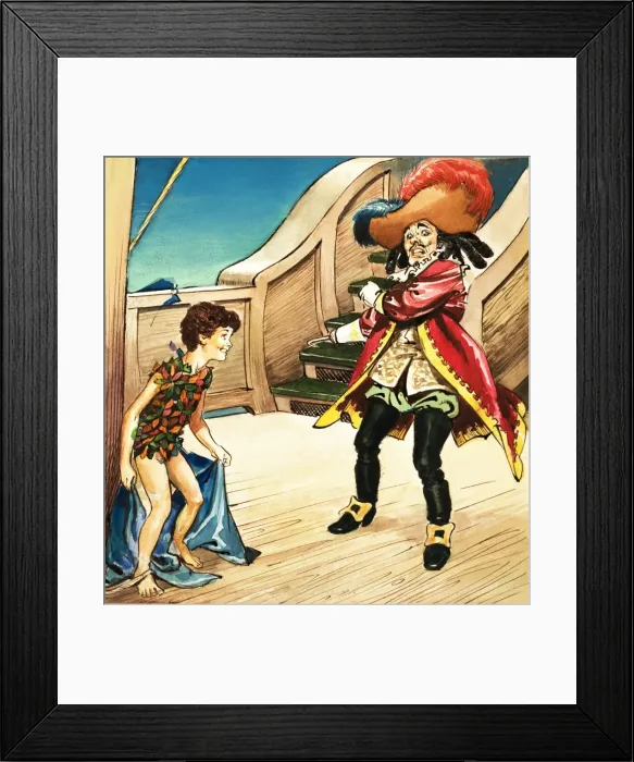 Framed Print : Peter Pan and Wendy Framed Print : Peter Pan and Wendy