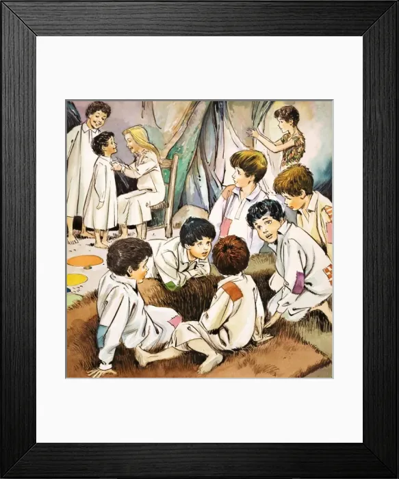 Framed Print : Peter Pan and Wendy Framed Print : Peter Pan and Wendy