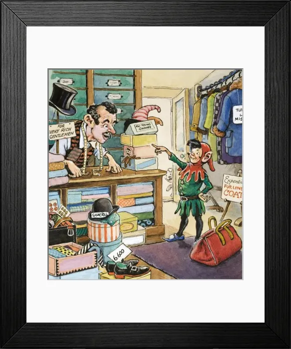 Framed Print : Norman Gnome Framed Print : Norman Gnome