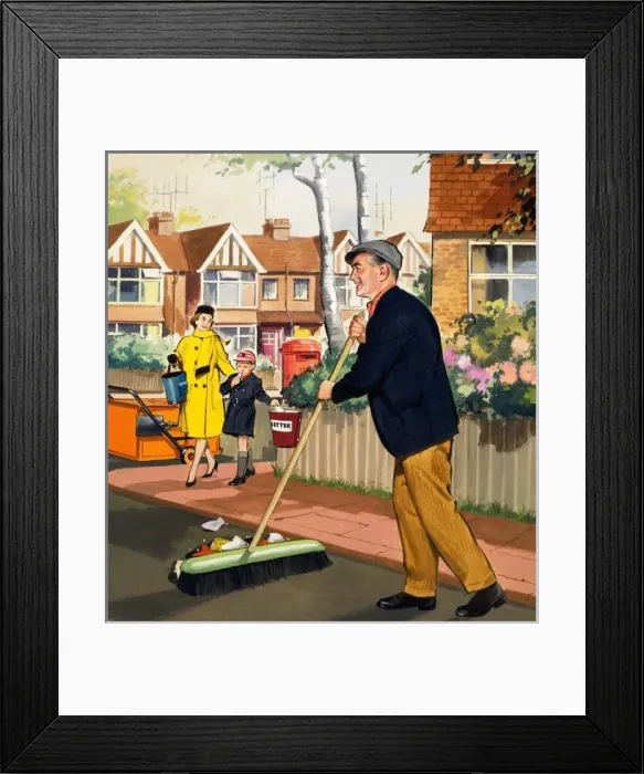 Framed Print : Street Sweeper Framed Print : Street Sweeper