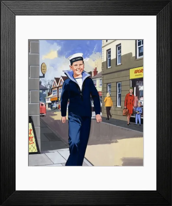 Framed Print : Sea Cadet. People You See. From Teddy Bear (artwork dated 16 Nov) Framed Print : Sea Cadet. People You See. From Teddy Bear (artwork dated 16 Nov)