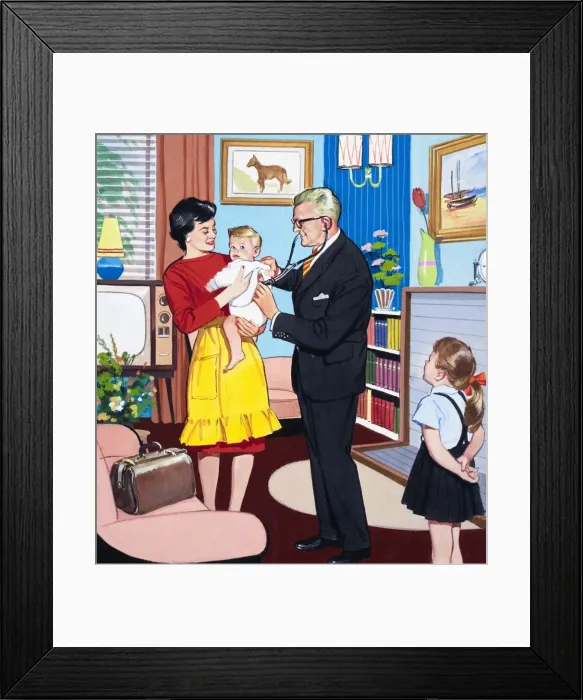 Framed Print : The Doctor Framed Print : The Doctor