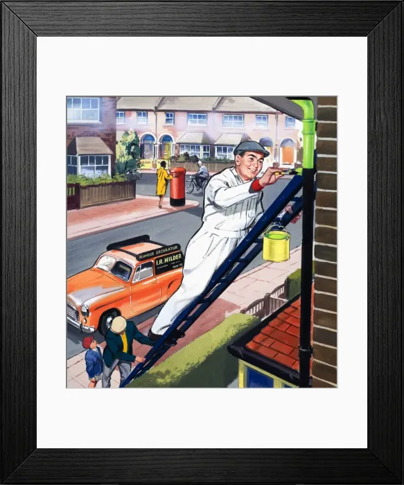 Framed Print : House Painter Framed Print : House Painter