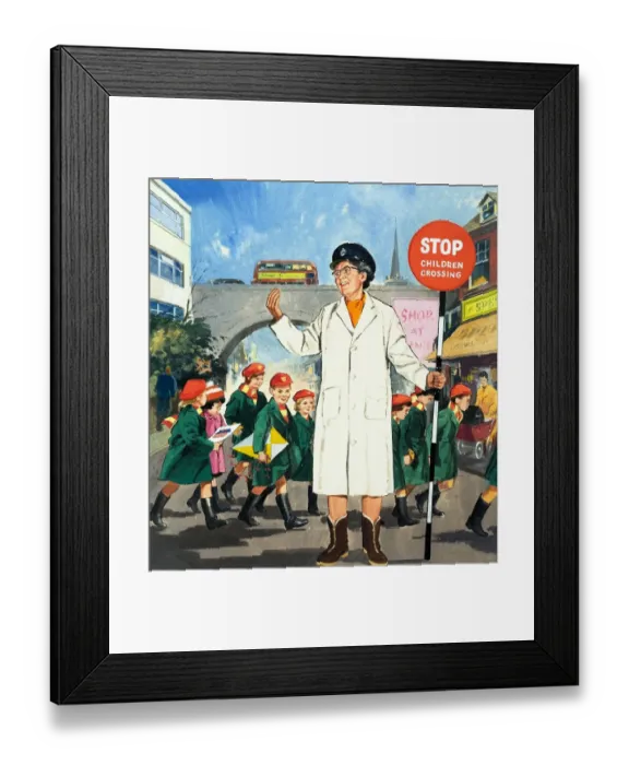 Framed Print : Lollypop lady Framed Print : Lollypop lady