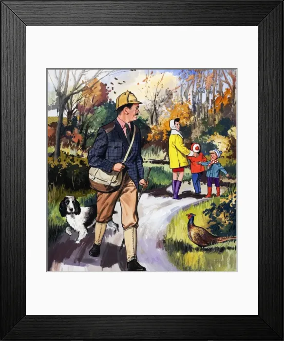 Framed Print : Countryside walk Framed Print : Countryside walk
