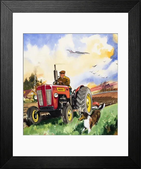 Framed Print : The Farmer