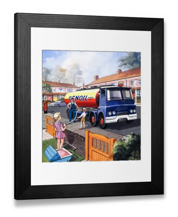 Framed Print : Oil Delivery Framed Print : Oil Delivery