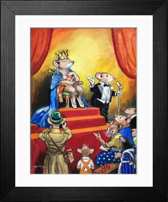 Framed Print : Town Mouse and Country Mouse Framed Print : Town Mouse and Country Mouse