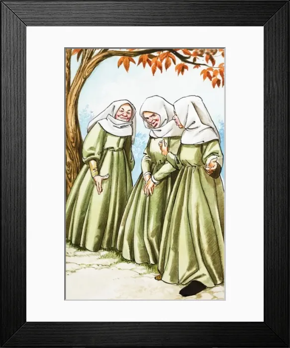 Framed Print : The Three Spinners Framed Print : The Three Spinners