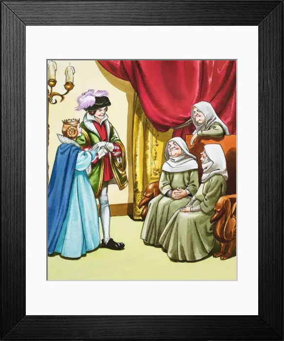 Framed Print : The Three Spinners Framed Print : The Three Spinners