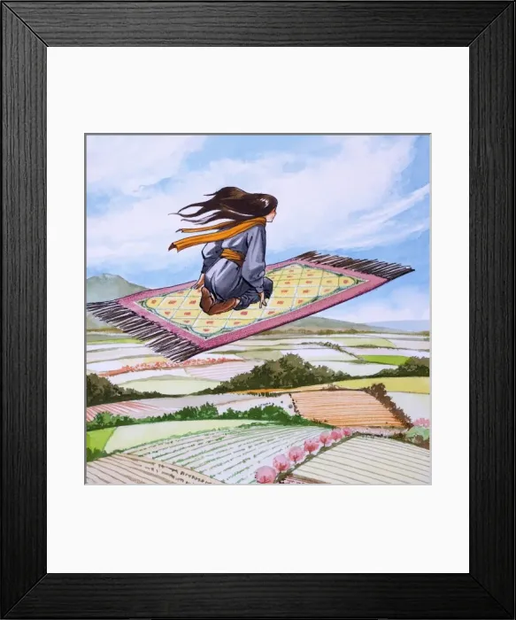 Framed Print : Stellas Magic Carpet Framed Print : Stellas Magic Carpet