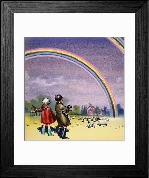 Framed Print : R for Rainbow Framed Print : R for Rainbow