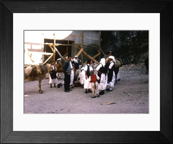 Framed Print : People in traditional costume, Yugoslavia Framed Print : People in traditional costume, Yugoslavia