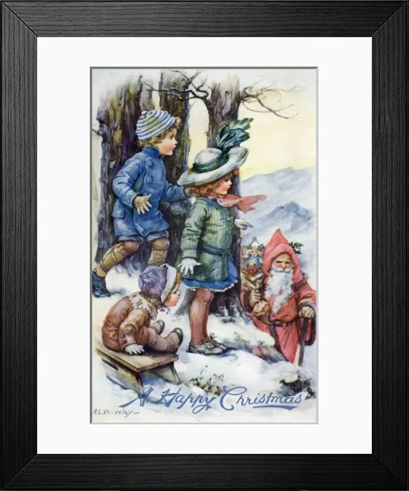 Framed Print : AL Bowley. C2098a Xmas Framed Print : AL Bowley. C2098a Xmas